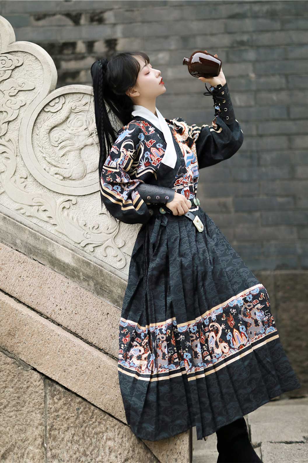 Ming dynasty hanfu jinyiwei hanfu dress flying fish robe - jinyuyi 锦羽衣