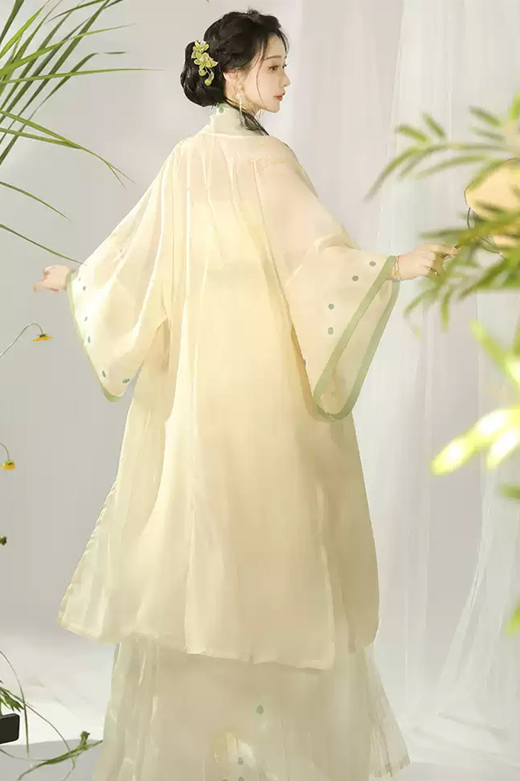 Song Dynasty Clothing Beizi Changgan Temple Set Skirt Hanfu Dress - changge 长歌