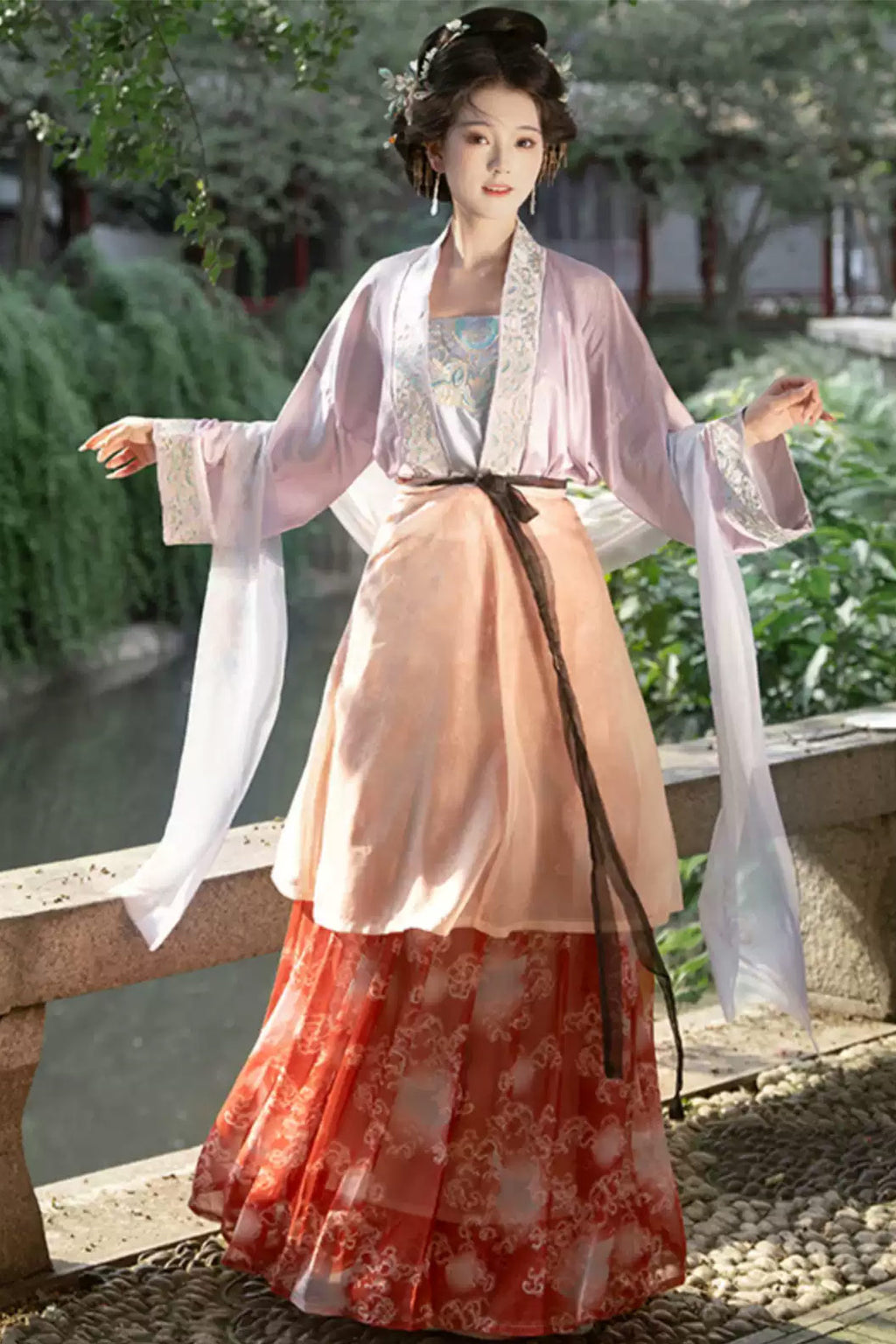 Song Dynasty Clothing Shini Tu Set Ruqun Skirt Hanfu Dress - qianqiu千秋