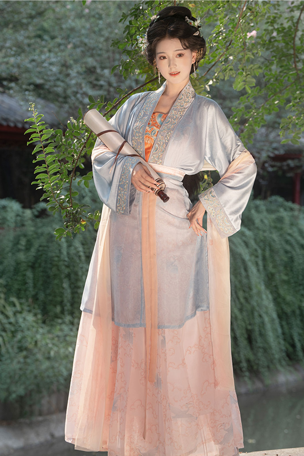 Song Dynasty Clothing Shini Tu Set Ruqun Skirt Hanfu Dress - qianqiu千秋