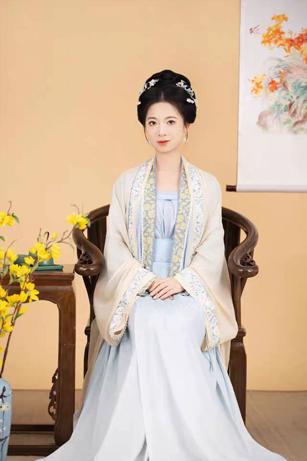 Song dynasty hanfu multi-pleated skirt hanfu dress typical Chinese clothing - haiyitang 海邑棠