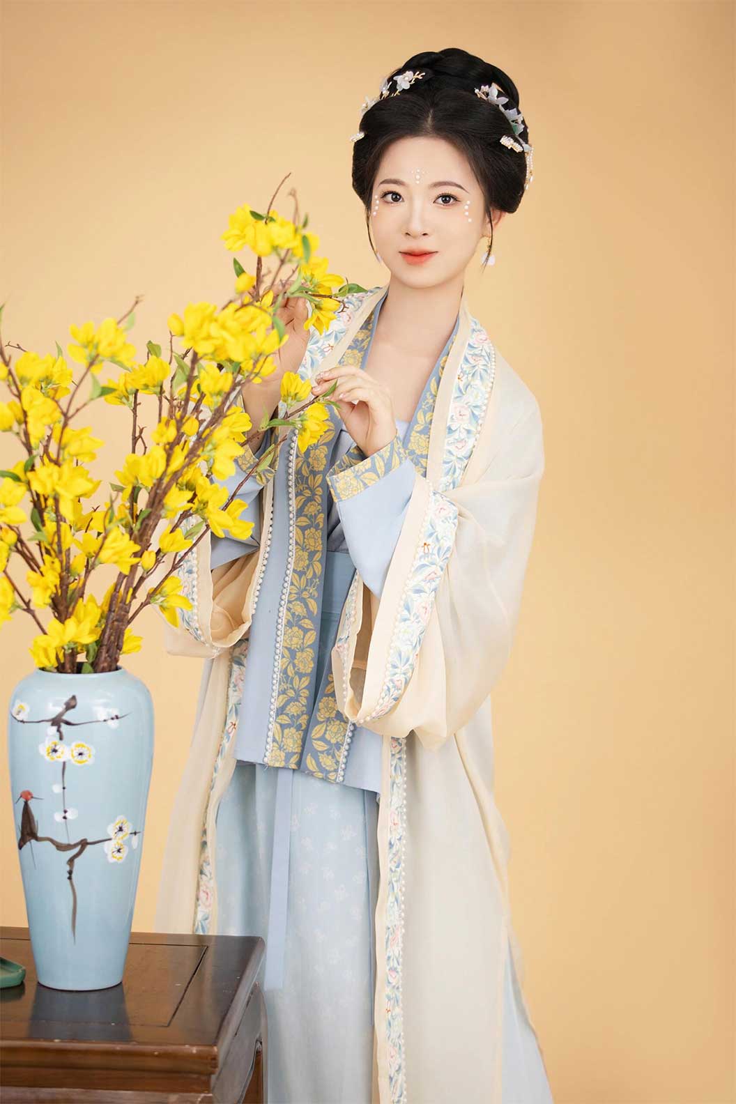 Song dynasty hanfu multi-pleated skirt hanfu dress typical Chinese clothing - haiyitang 海邑棠
