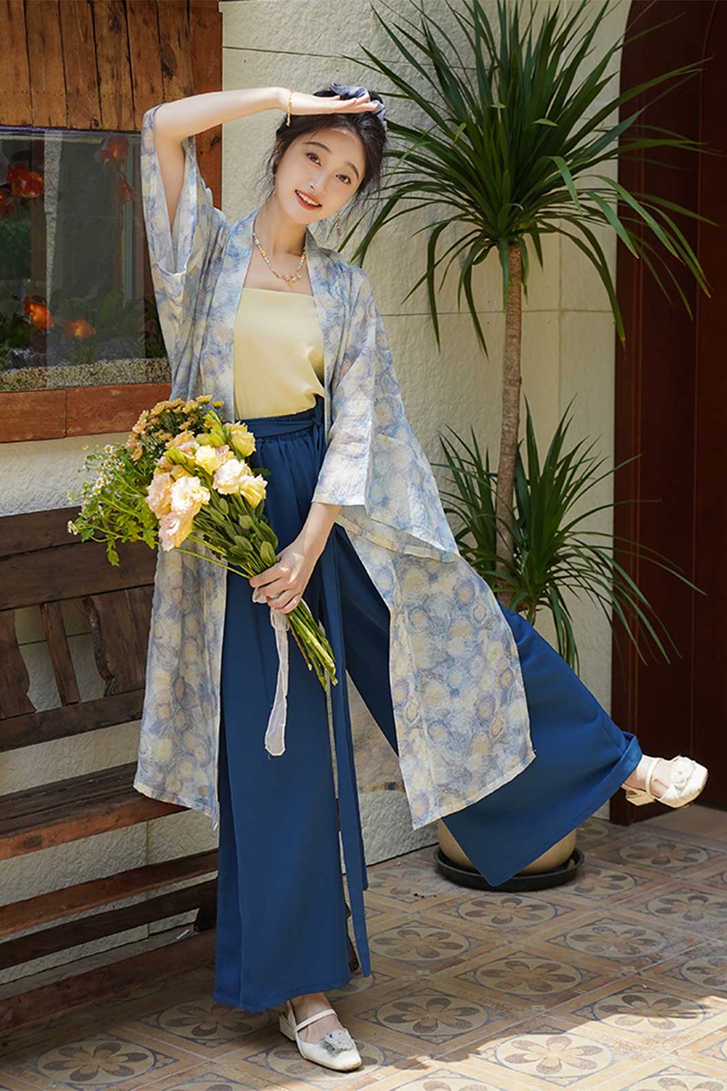 Song dynasty hanfu with eight panel skirt perfect for commuting - xingkong 星空