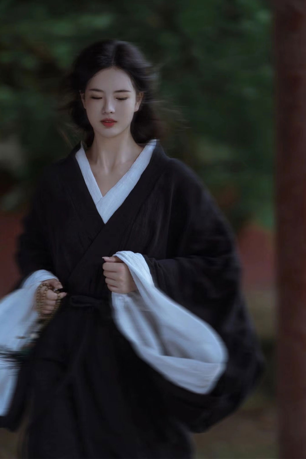 Wei Jin dynasty hanfu linen hanfu with missing heart - qieqieyouxisheng 戚戚忧思深2