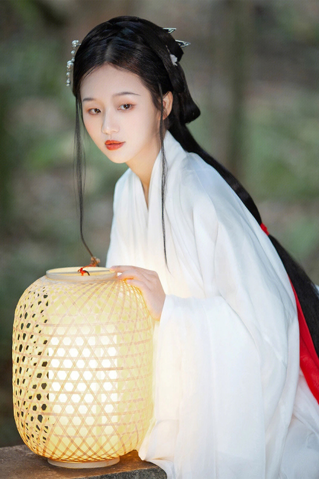 Wei Jin dynasty hanfu straight front ruqun set with missing heart - qieqieyousisheng 戚戚忧思深
