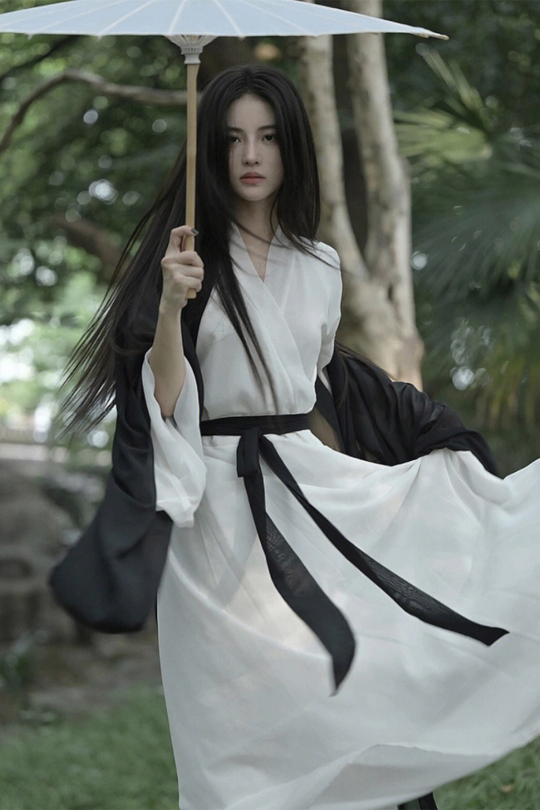 Wei Jin dynasty hanfu straight front ruqun set with missing heart - qieqieyousisheng 戚戚忧思深