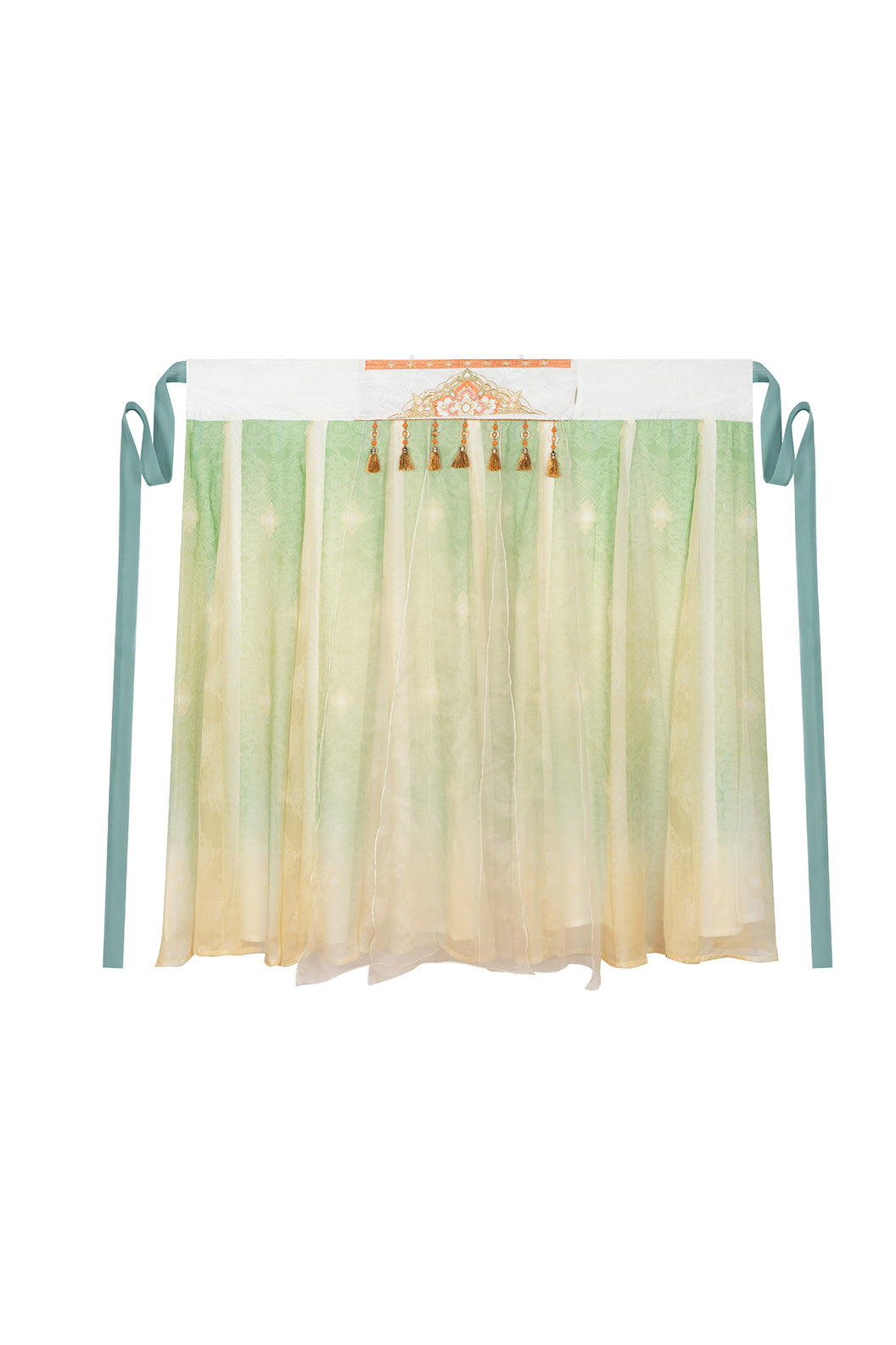 Tang Dynasty Green Hanfu Dress Chest High Ruqun Embroidery - liushangguiyan 柳上归烟