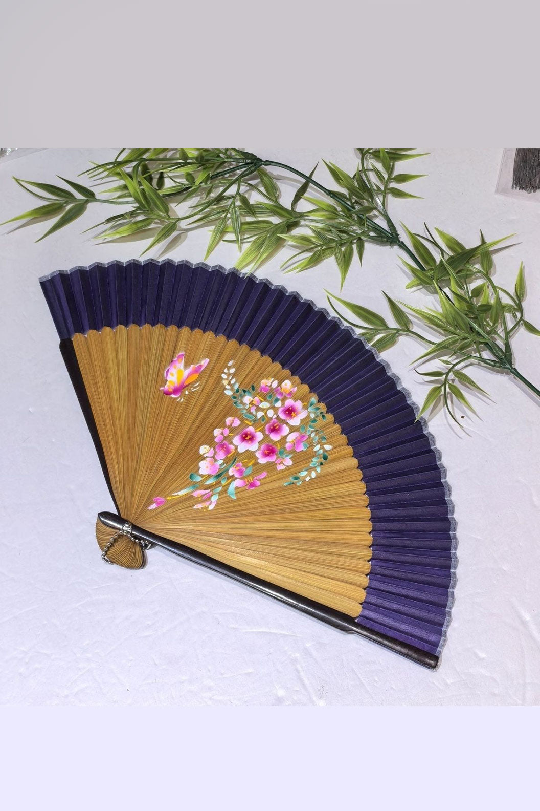 Chinese hand fan bamboo folding fan ancient style for qipao