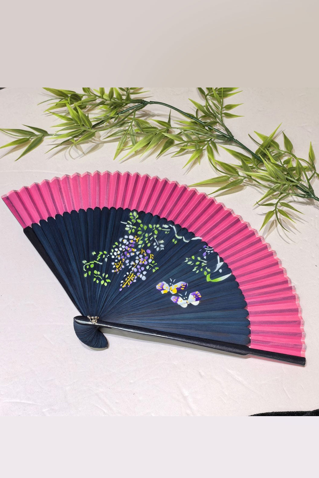 Chinese hand fan bamboo folding fan ancient style for qipao
