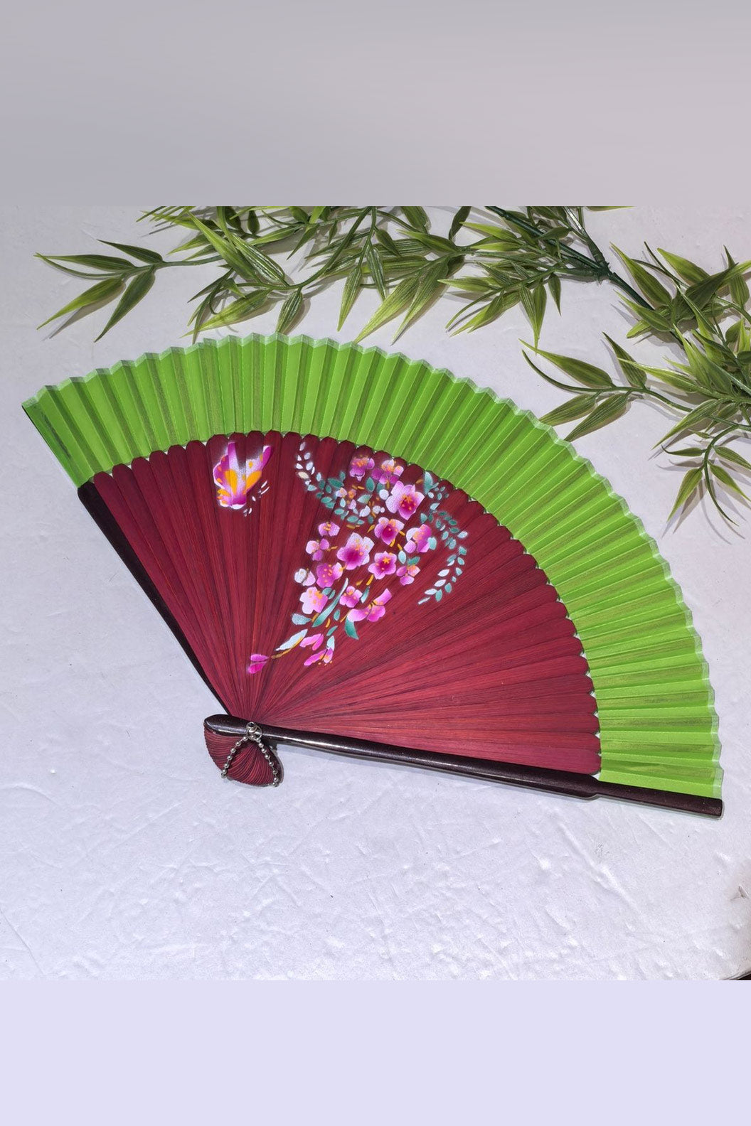 Chinese hand fan bamboo folding fan ancient style for qipao