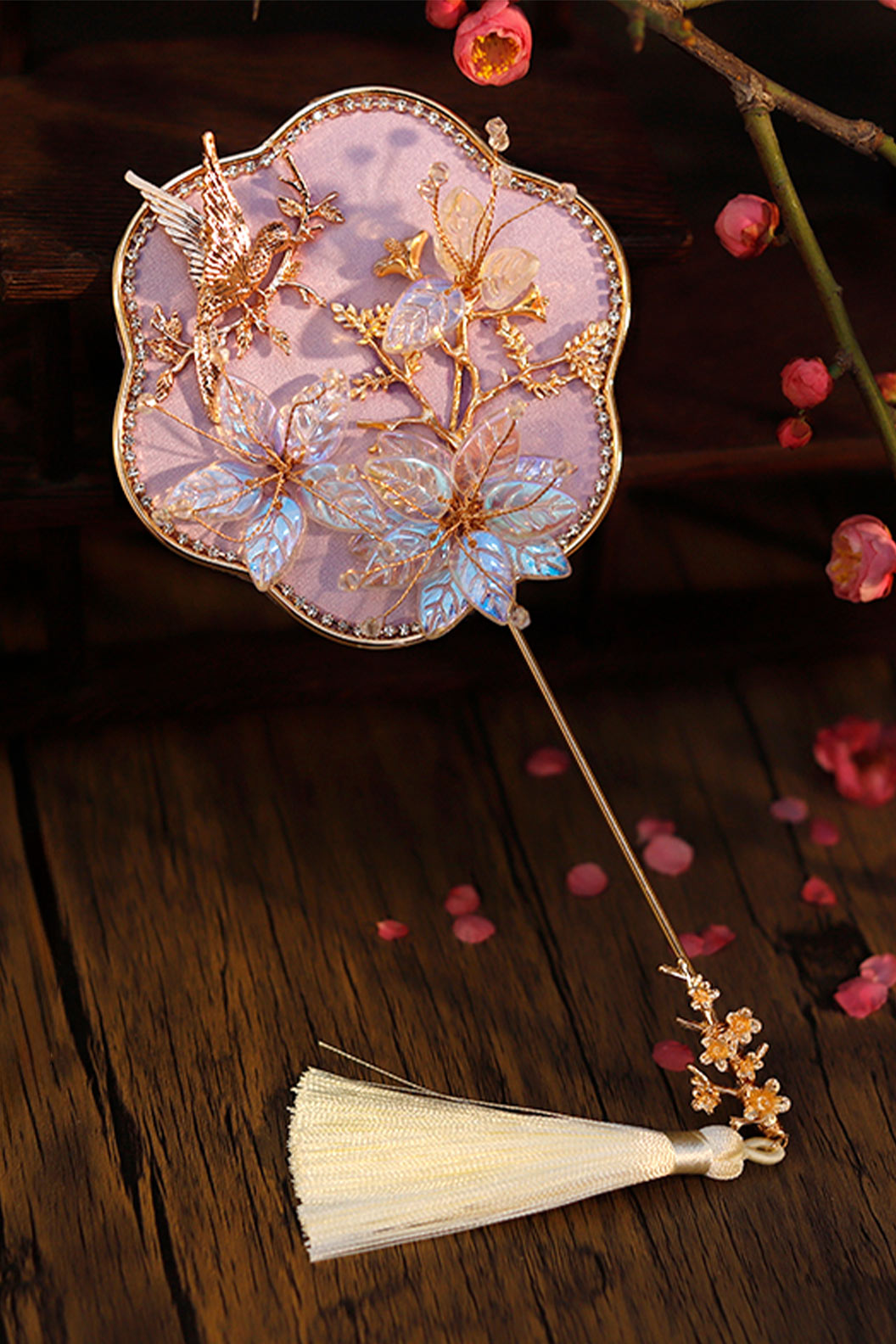 Chinese hand fan classical Xiuhe round fan