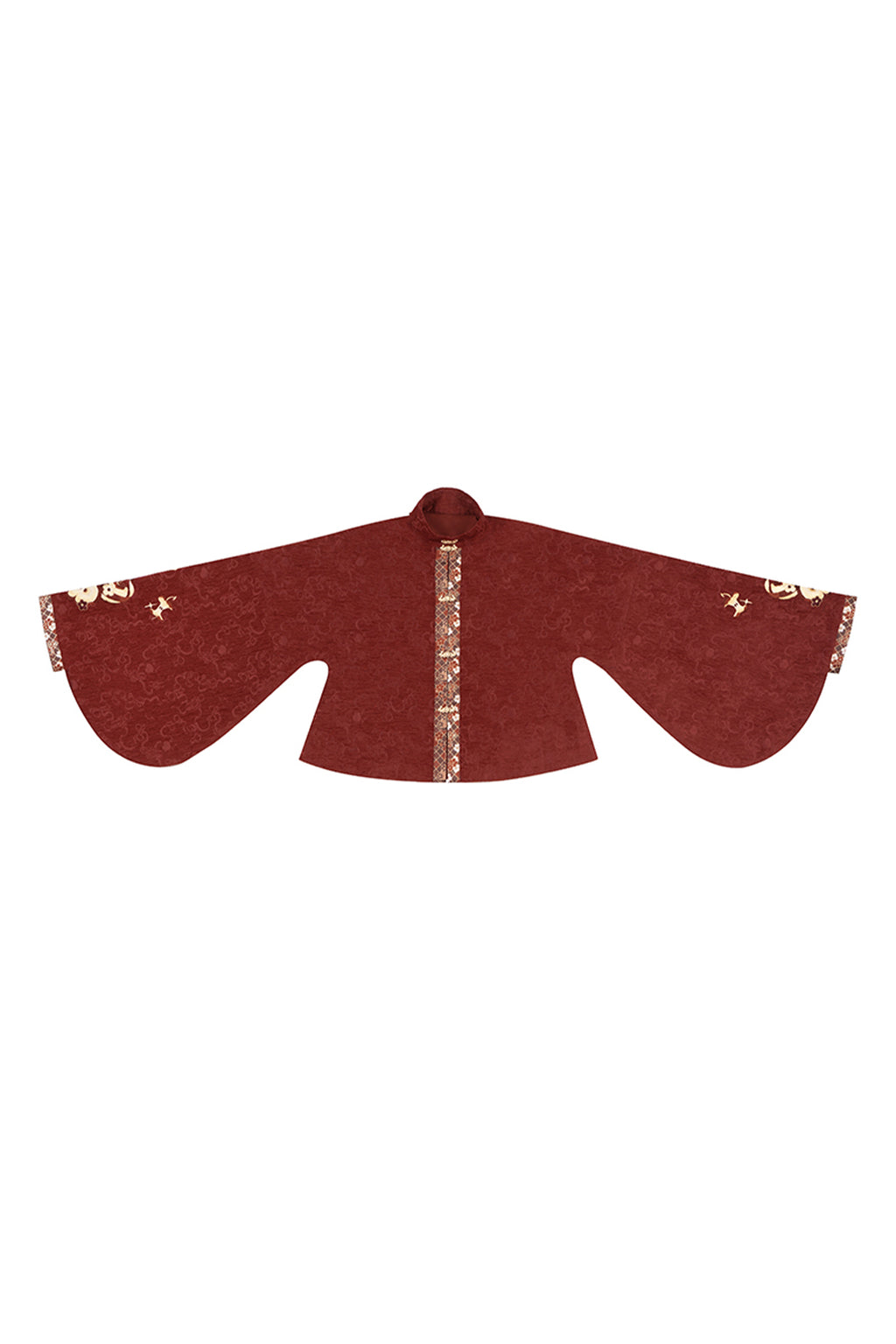 Chinese New Year Dress Embroidered Fashion Red Hanfu - qiyuan 祈愿