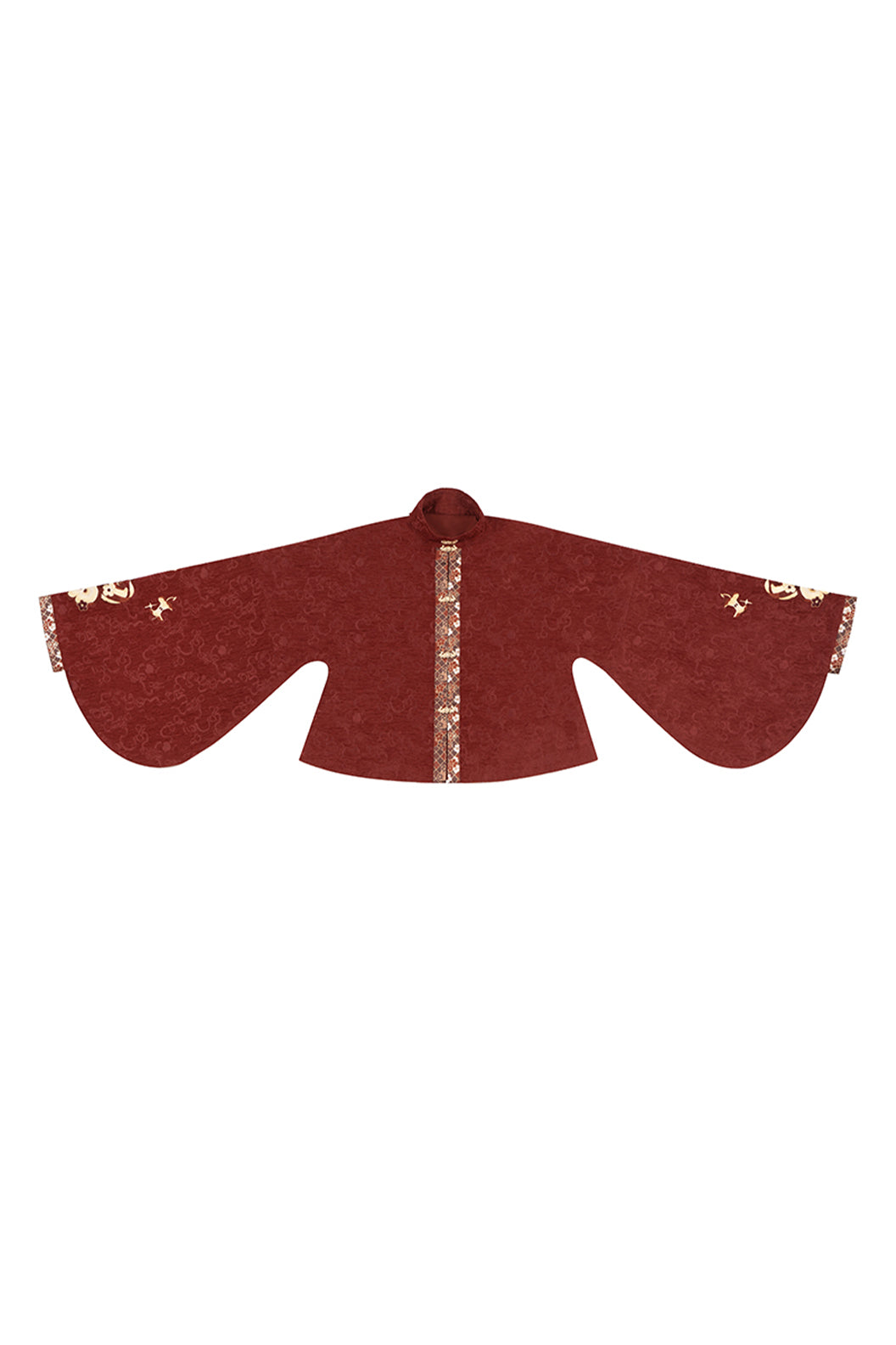 Chinese New Year Dress Embroidered Fashion Red Hanfu - qiyuan 祈愿