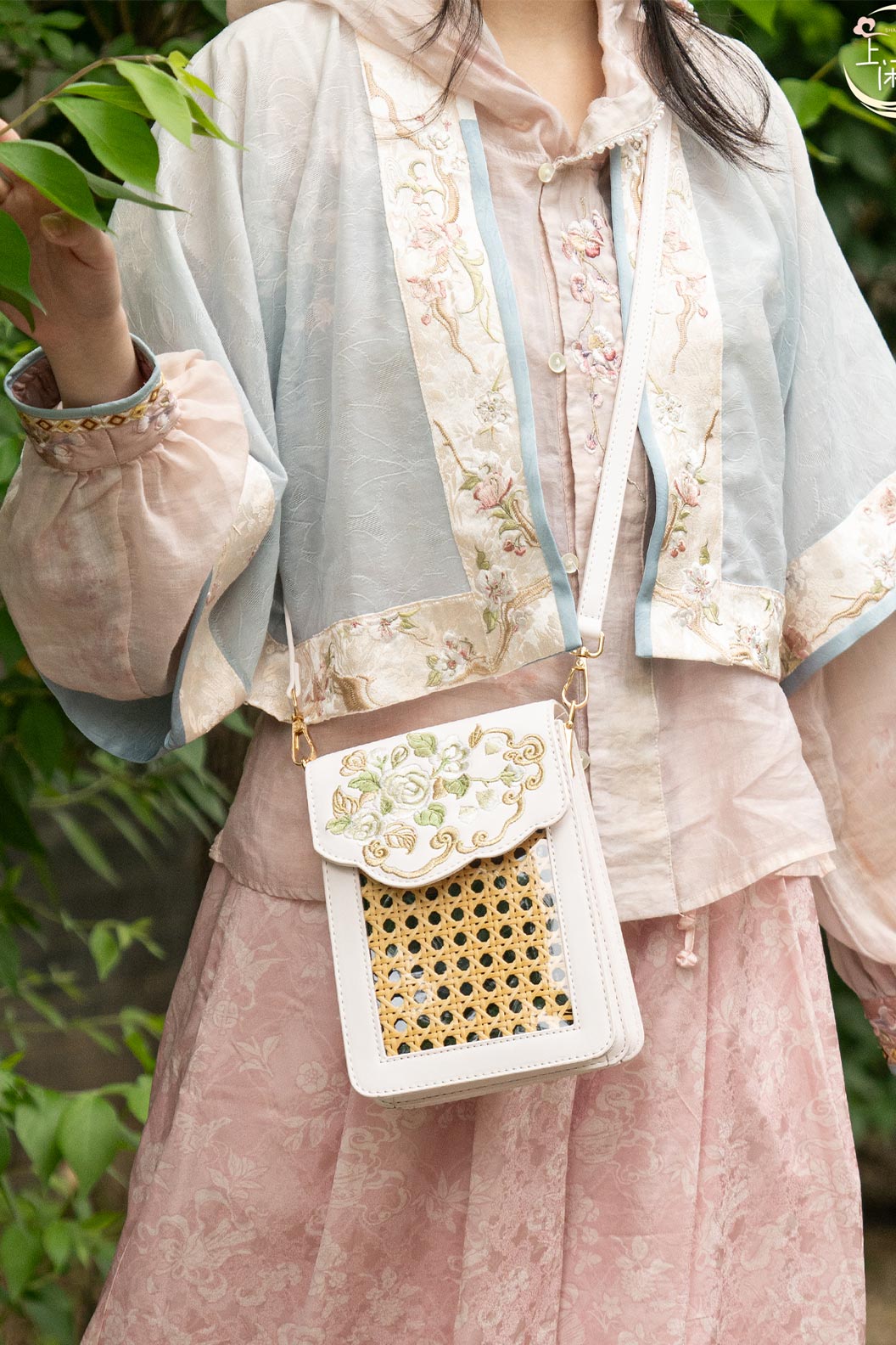 Crossbody Bag Chinese Ancient Style Hanfu New Chinese Style Rectangular Bag