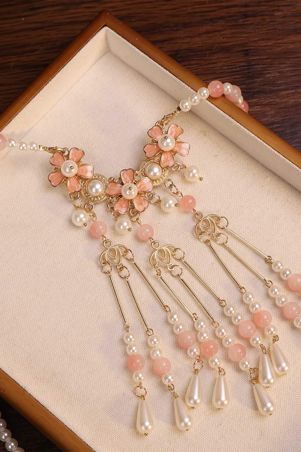Drop Pendant Choker Chinese Style Necklace