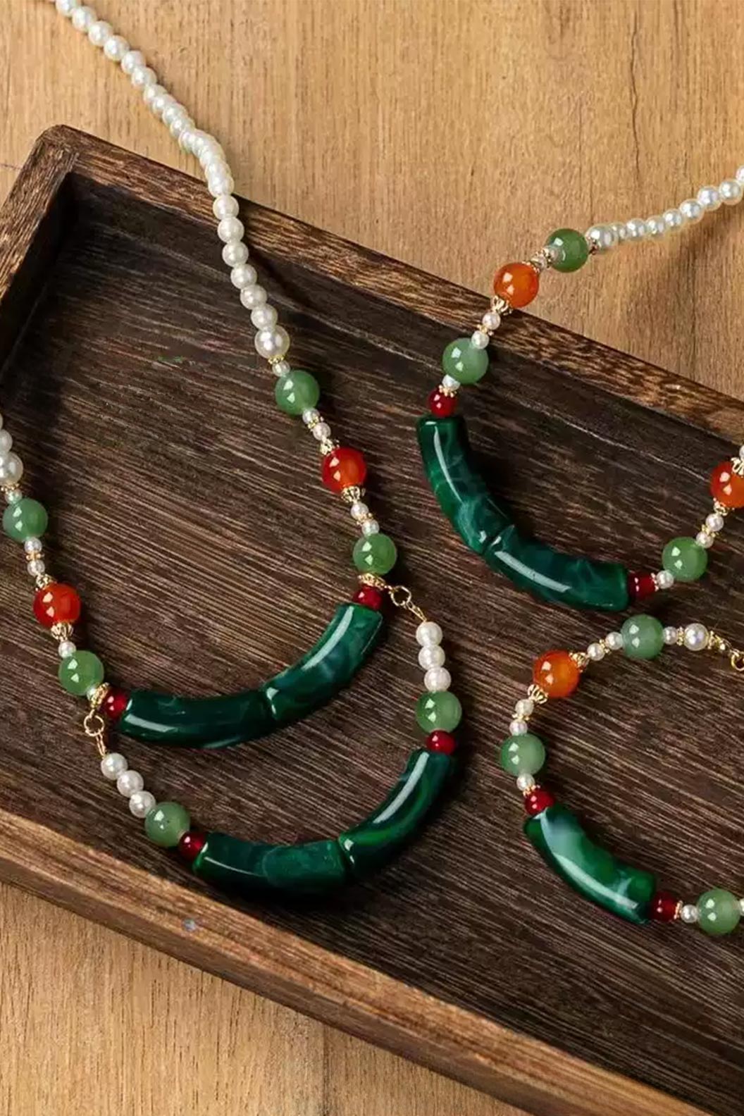 Handmade Adjustable Short Choker Chinese Style Necklace