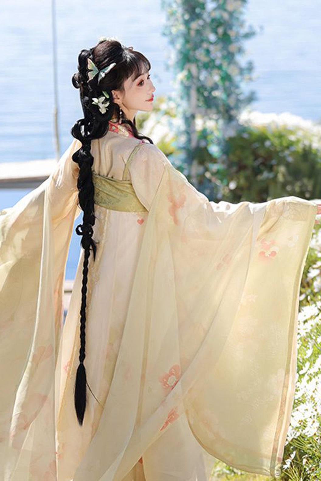 Ming Dynasty Improve Purple Hanfu Dress Chinese Style Dress - huawu 花雾