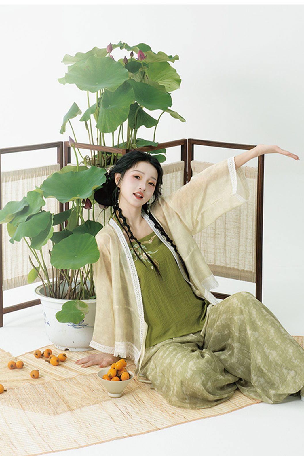Modern Hanfu  3 Colors and Lantern Pants for Daily Commuting - xiaobinggun 小冰棍