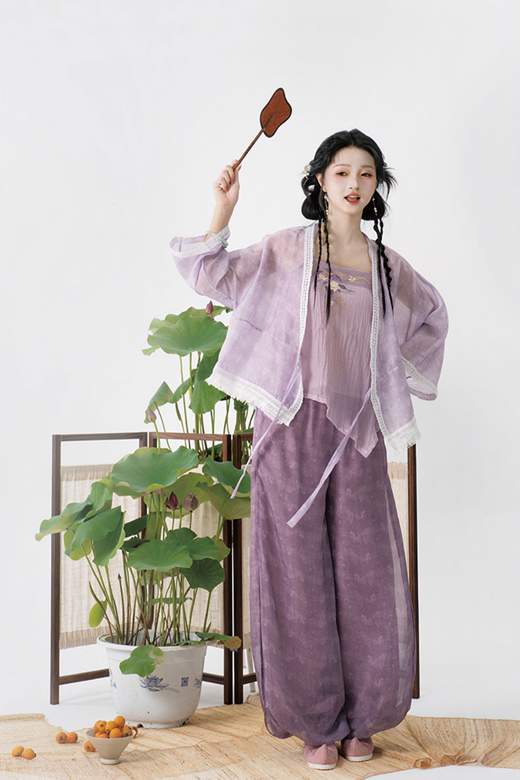 Modern Hanfu  3 Colors and Lantern Pants for Daily Commuting - xiaobinggun 小冰棍