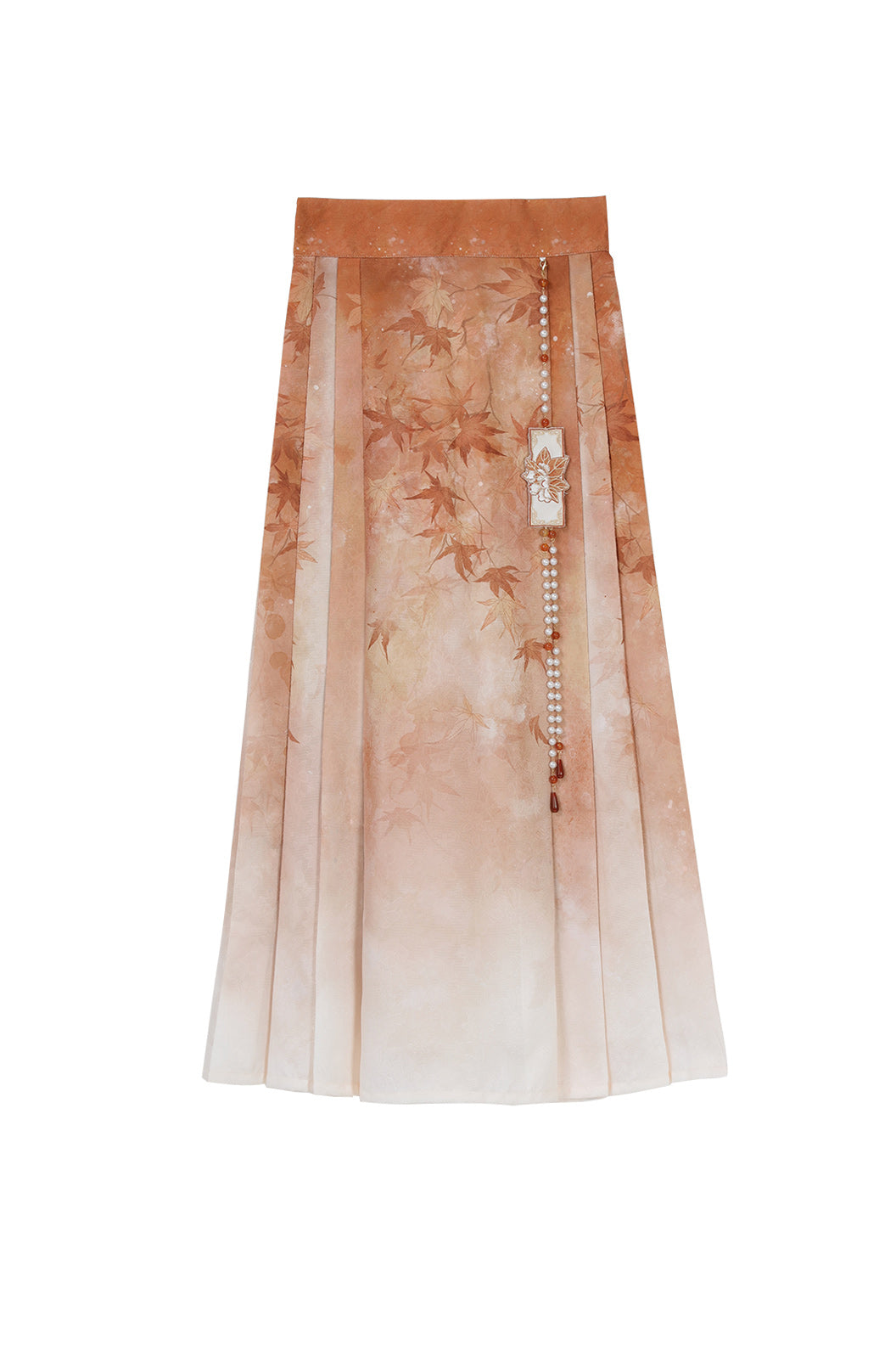 Modern Hanfu clothing New Chinese Style Sanjian Skirt Autumn Outfit Hanfu dress - fengye 枫叶