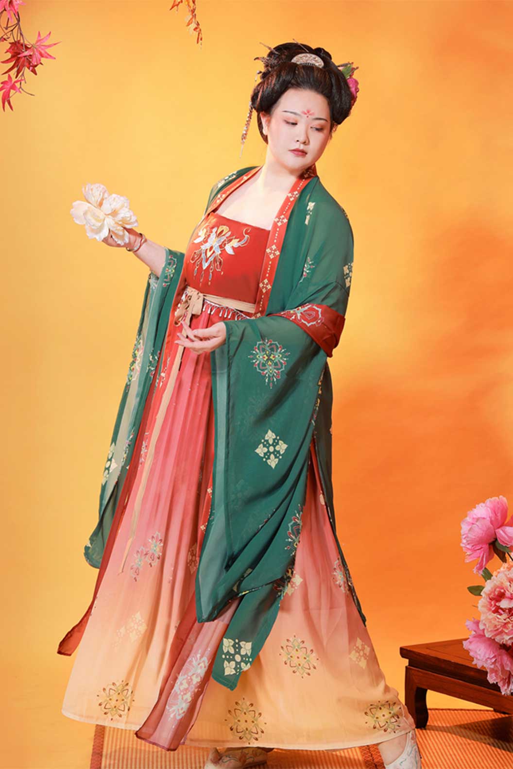 Myth & Legend hanfu plus size kouzi skirt by Yang Guifei- 杨贵妃
