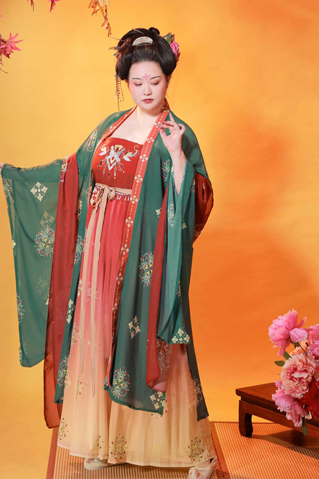 Myth & Legend hanfu plus size kouzi skirt by Yang Guifei- 杨贵妃