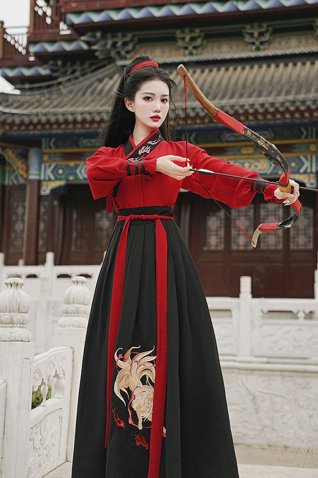 Myth & Legend hanfu ruqun set by Mulan- 花木兰