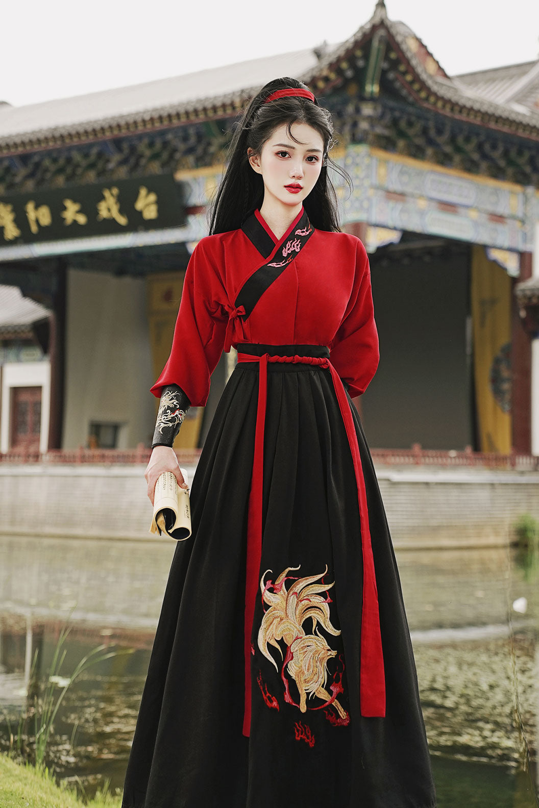 Myth & Legend hanfu ruqun set by Mulan- 花木兰