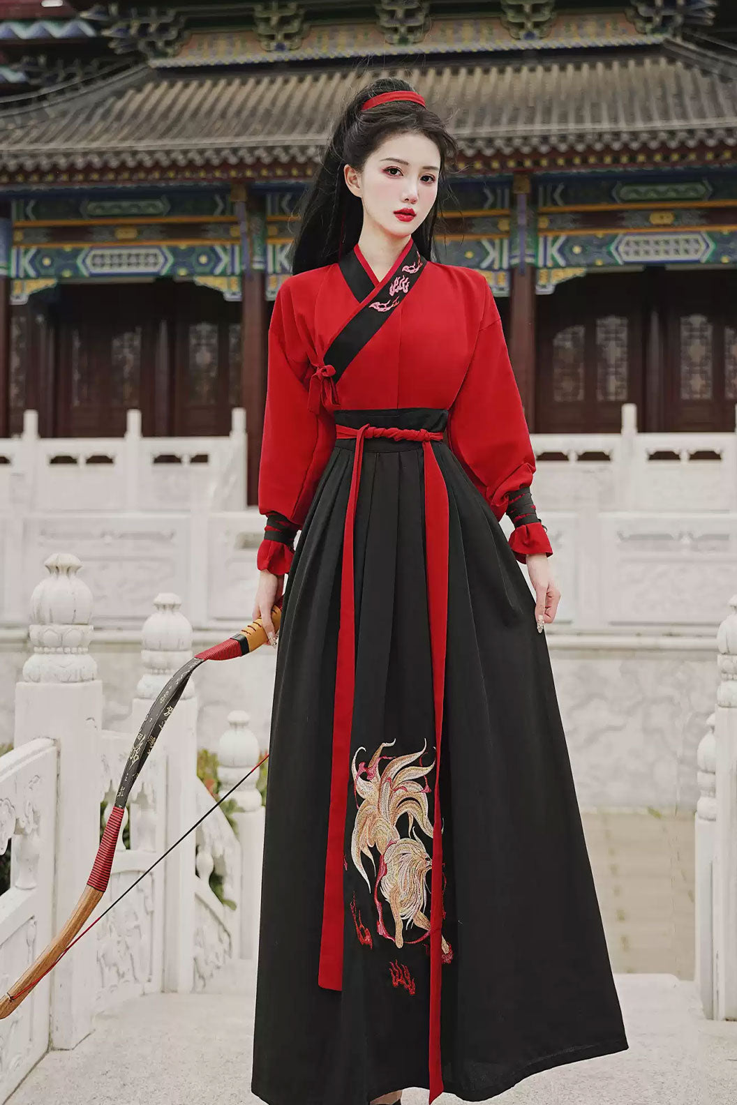 Myth & Legend hanfu ruqun set by Mulan- 花木兰