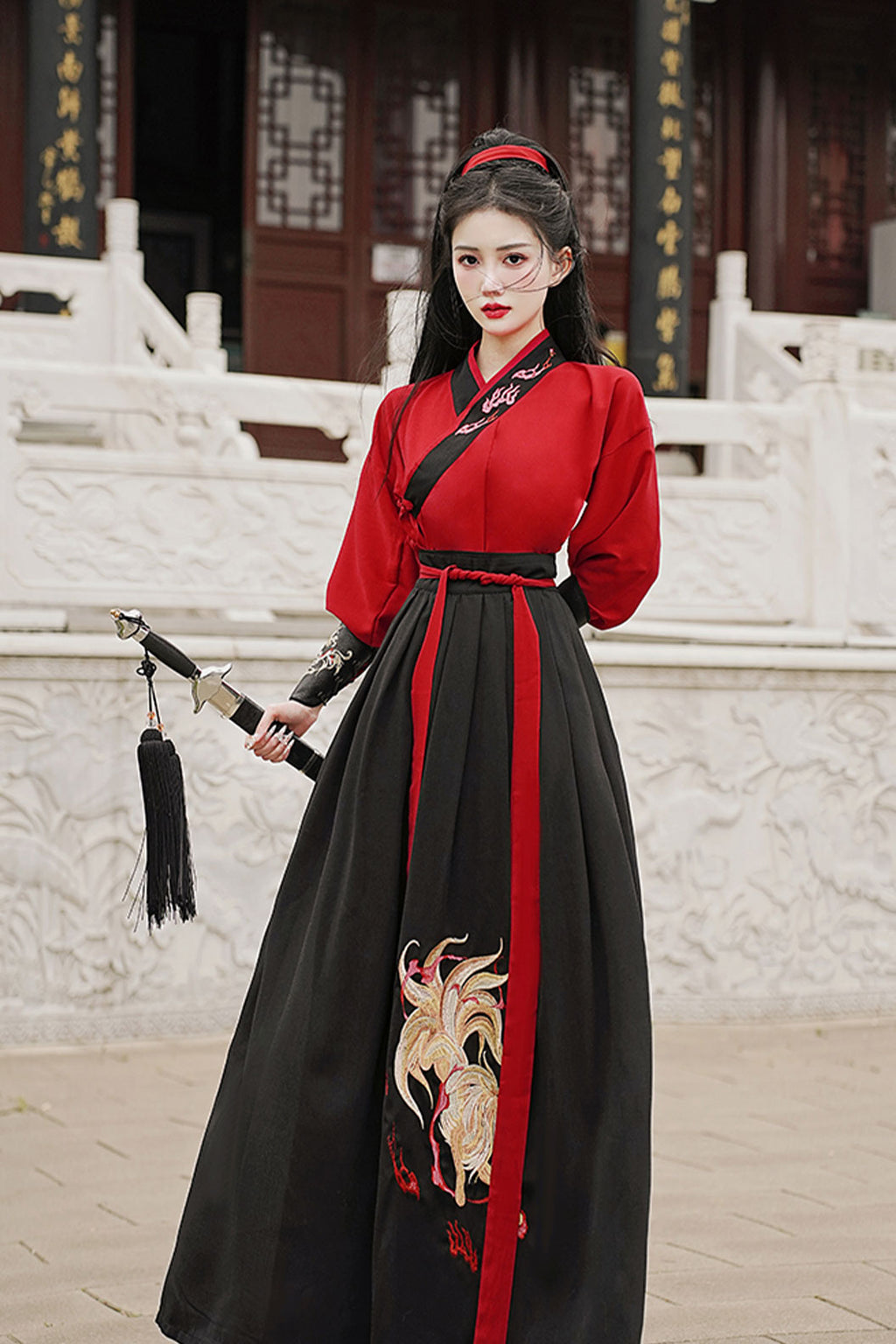 Myth & Legend hanfu ruqun set by Mulan- 花木兰