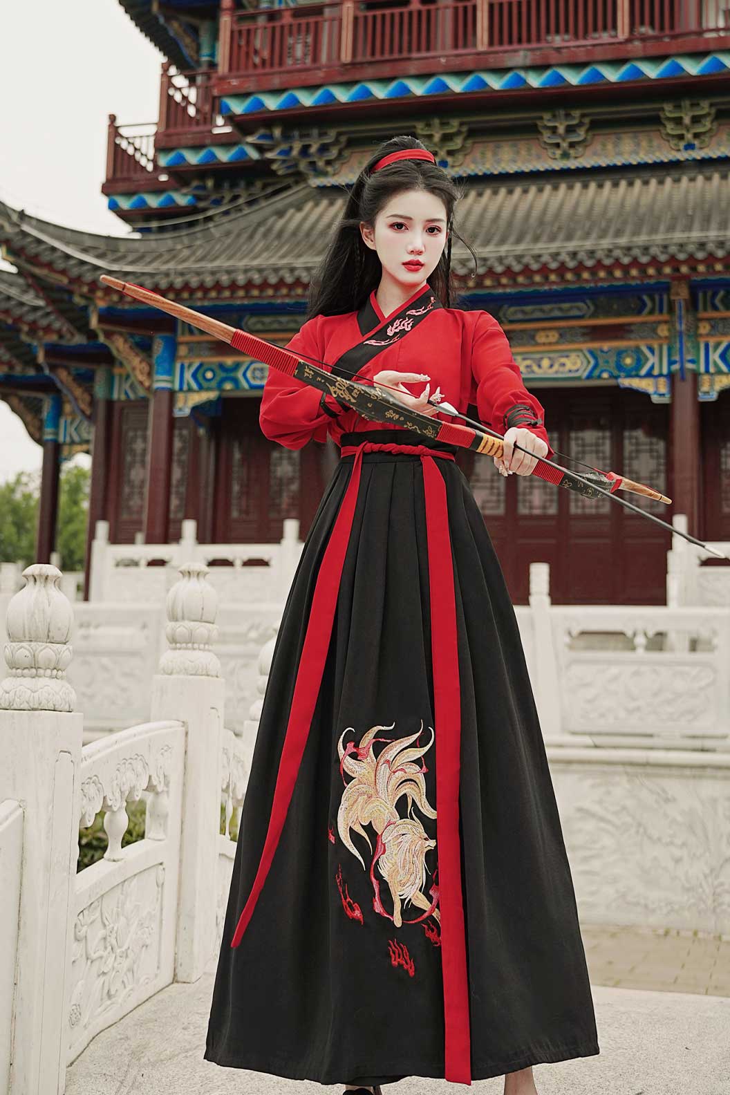 Myth & Legend hanfu ruqun set by Mulan- 花木兰