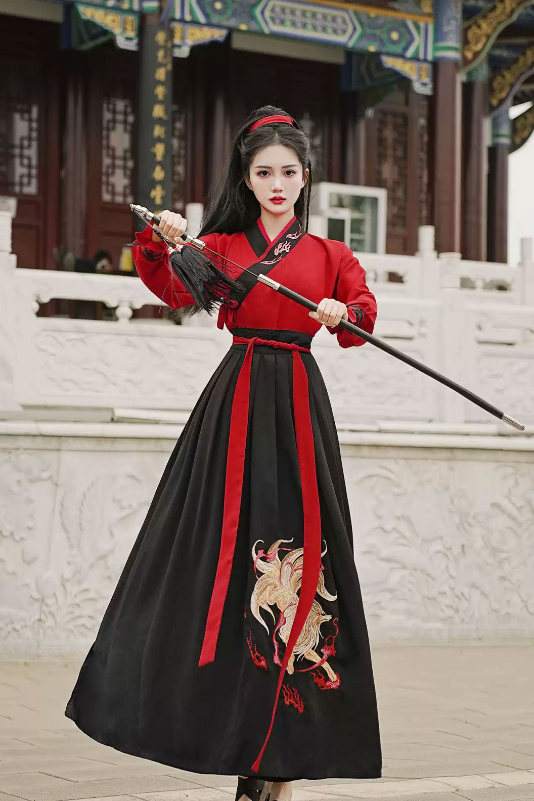 Myth & Legend hanfu ruqun set by Mulan- 花木兰