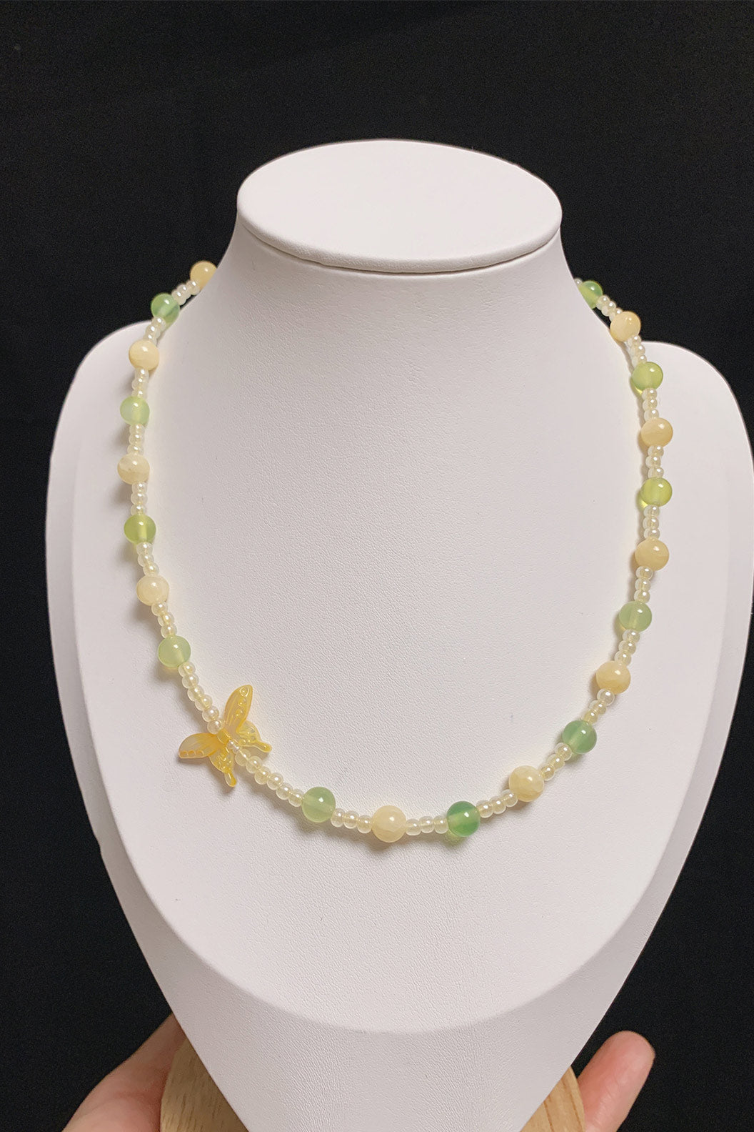 Song Dynasty Butterfly Shell Clavicle Chain Chinese Style Necklace