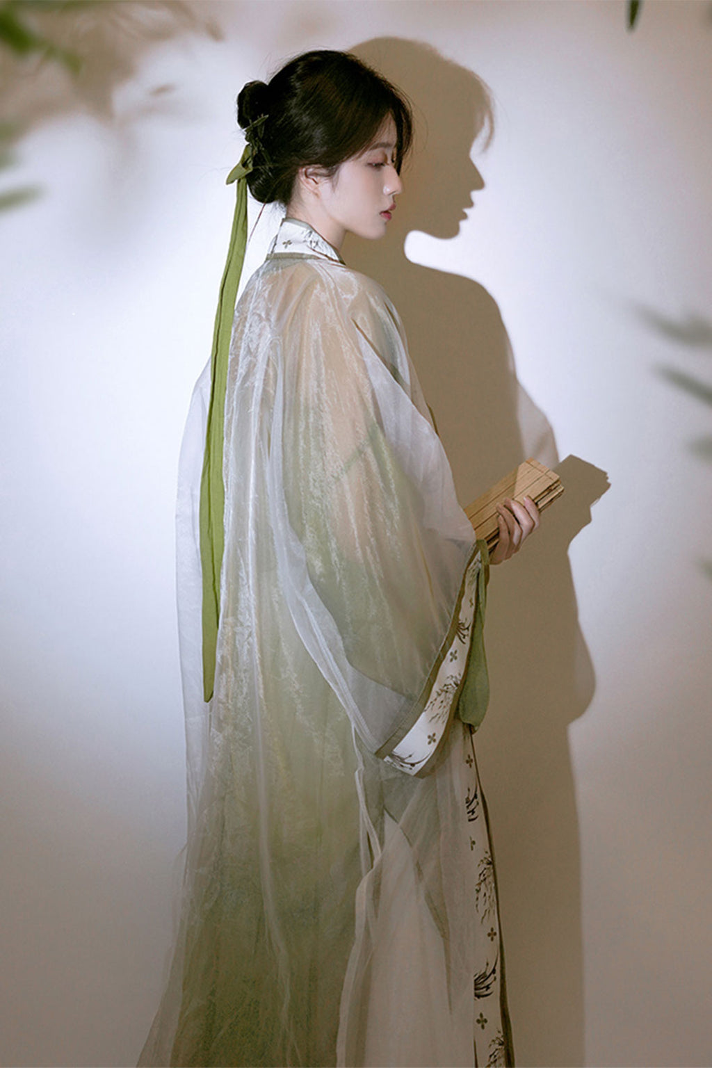 Song Dynasty Green Hanfu Dress Qi Yao Ruqun Skirt for Spring and Autumn - shuye 疏野