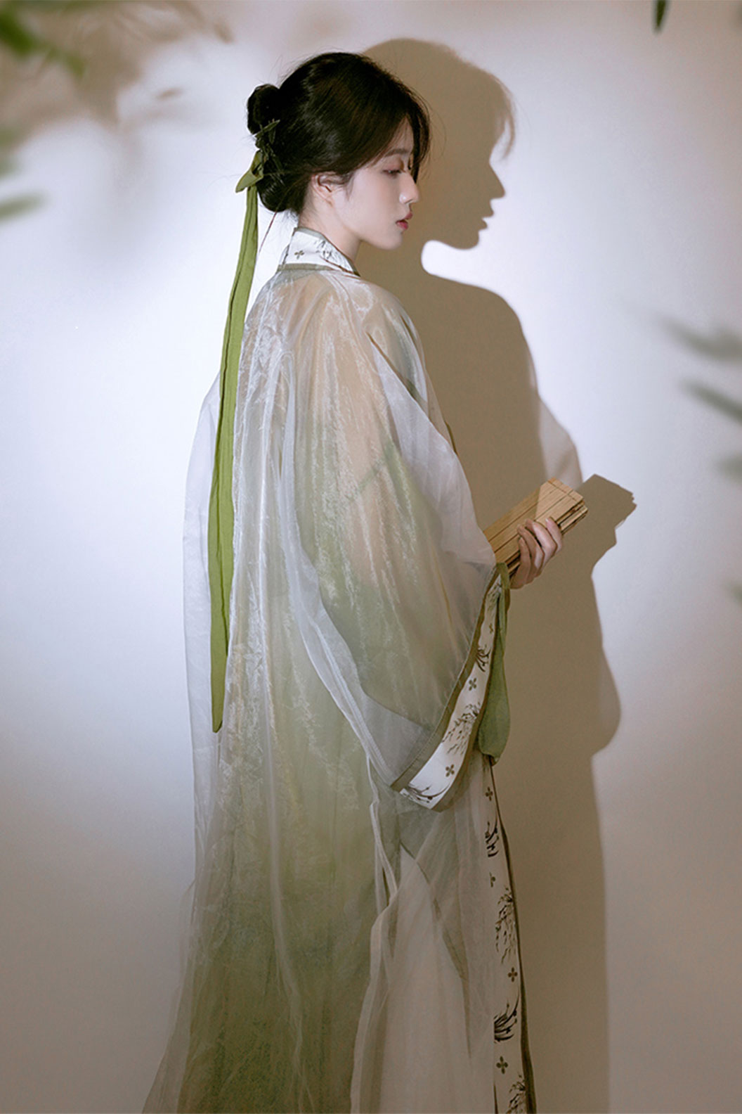Song Dynasty Green Hanfu Dress Qi Yao Ruqun Skirt for Spring and Autumn - shuye 疏野