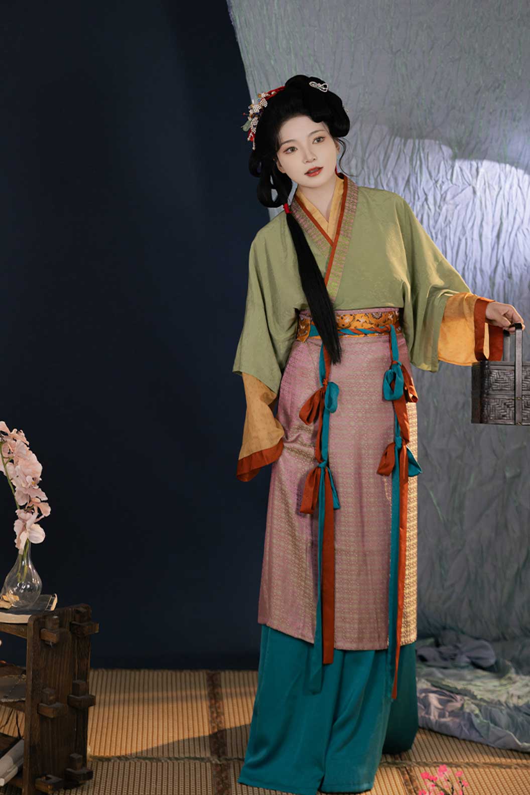 Song dynasty hanfu eight-panel skirt hanfu dress for spring - suxiao 素绡
