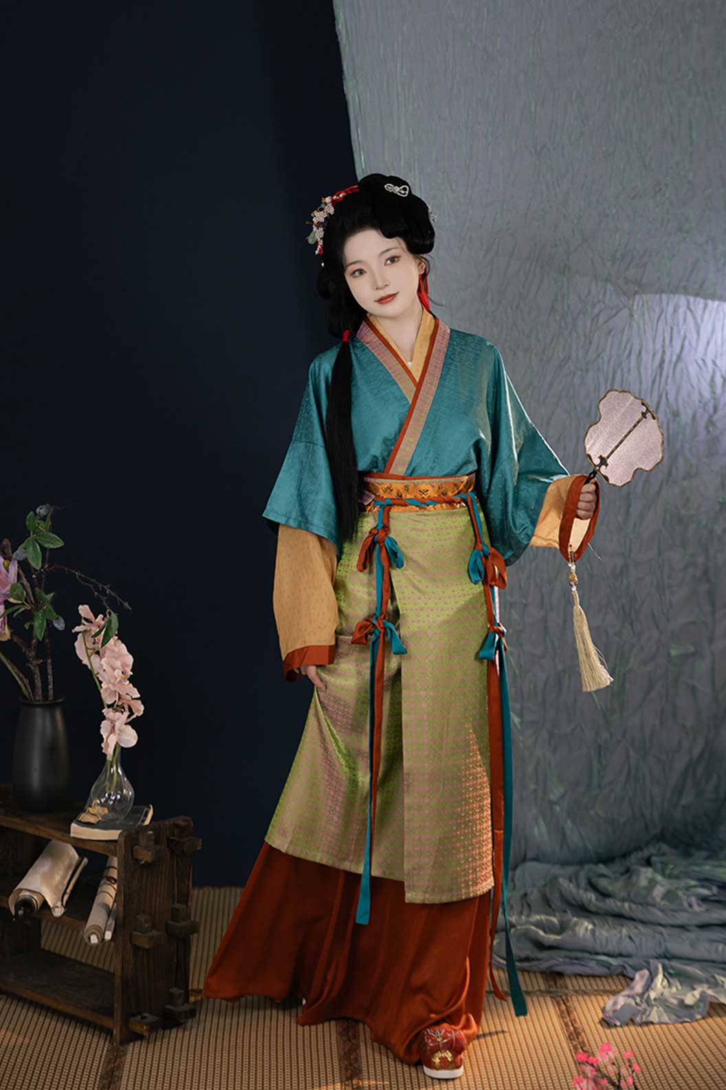 Song dynasty hanfu eight-panel skirt hanfu dress for spring - suxiao 素绡