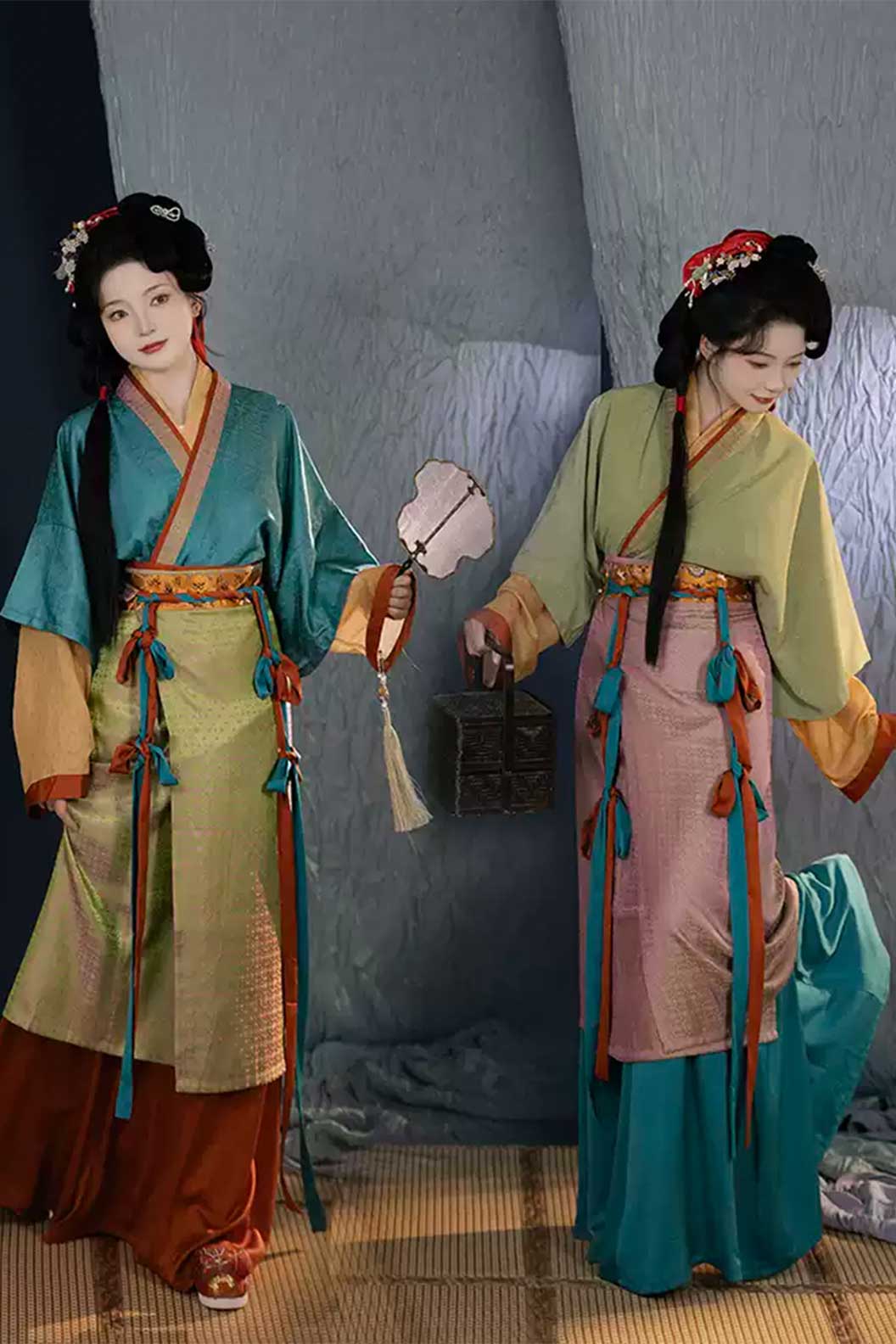 Song dynasty hanfu eight-panel skirt hanfu dress for spring - suxiao 素绡