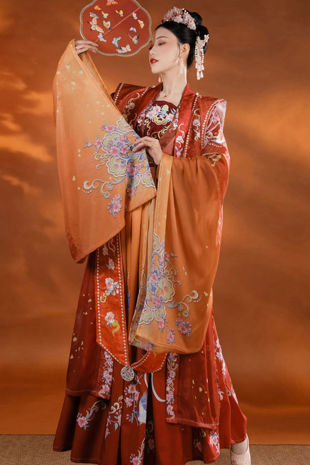 Song dynasty hanfu qiyao ruqun with peaceful joy- qingpingle 清平乐