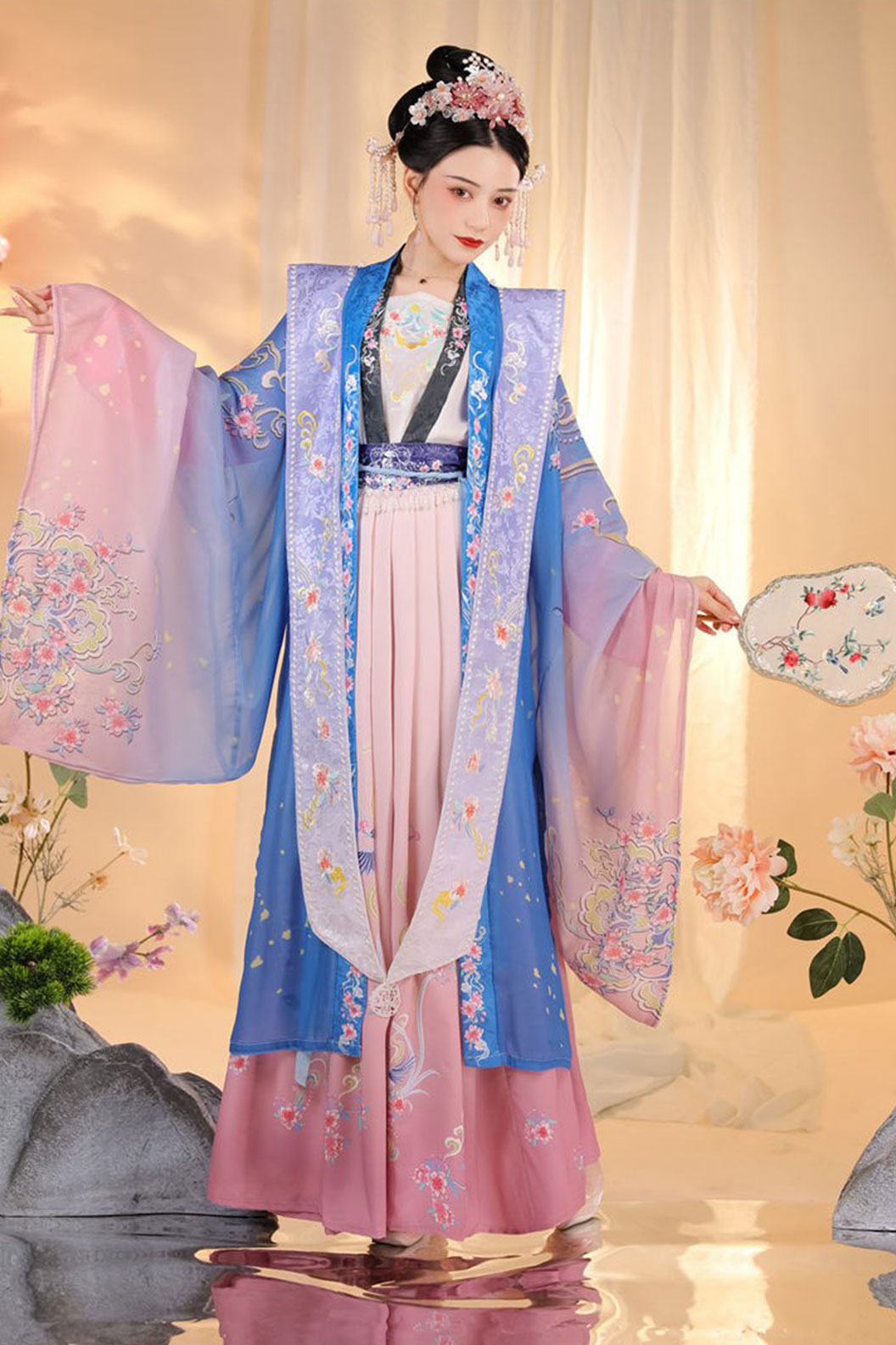 Song dynasty hanfu qiyao ruqun with peaceful joy- qingpingle 清平乐