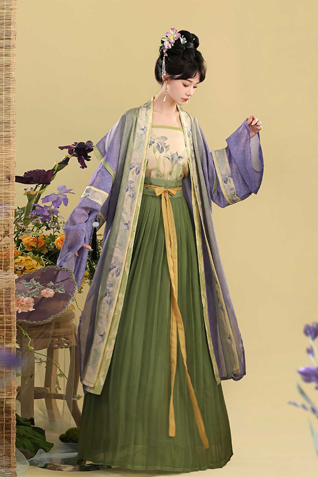 Song dynasty hanfu ruqun hanfu dress with beizi coat - chenximu 晨曦暮