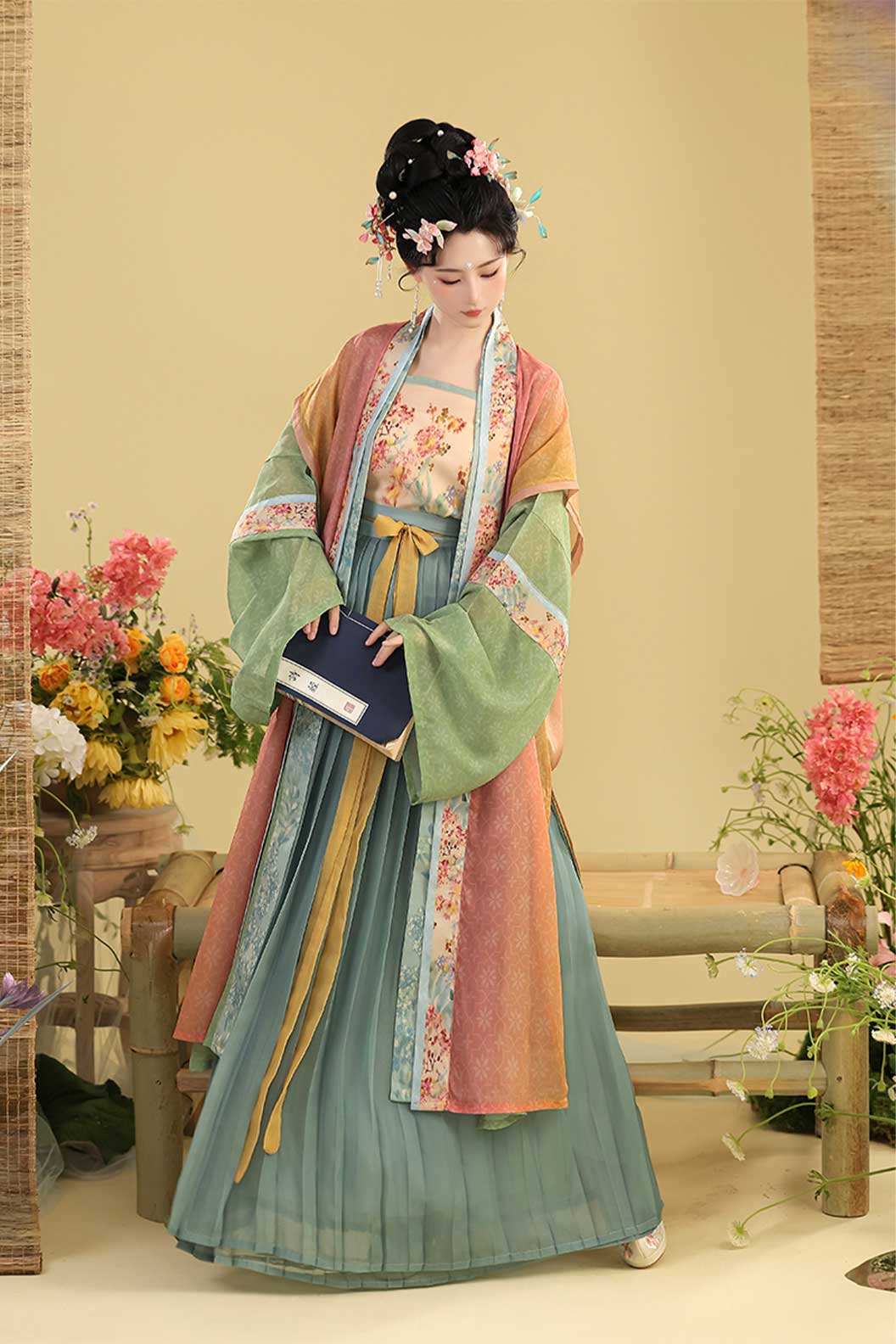 Song dynasty hanfu ruqun hanfu dress with beizi coat - chenximu 晨曦暮