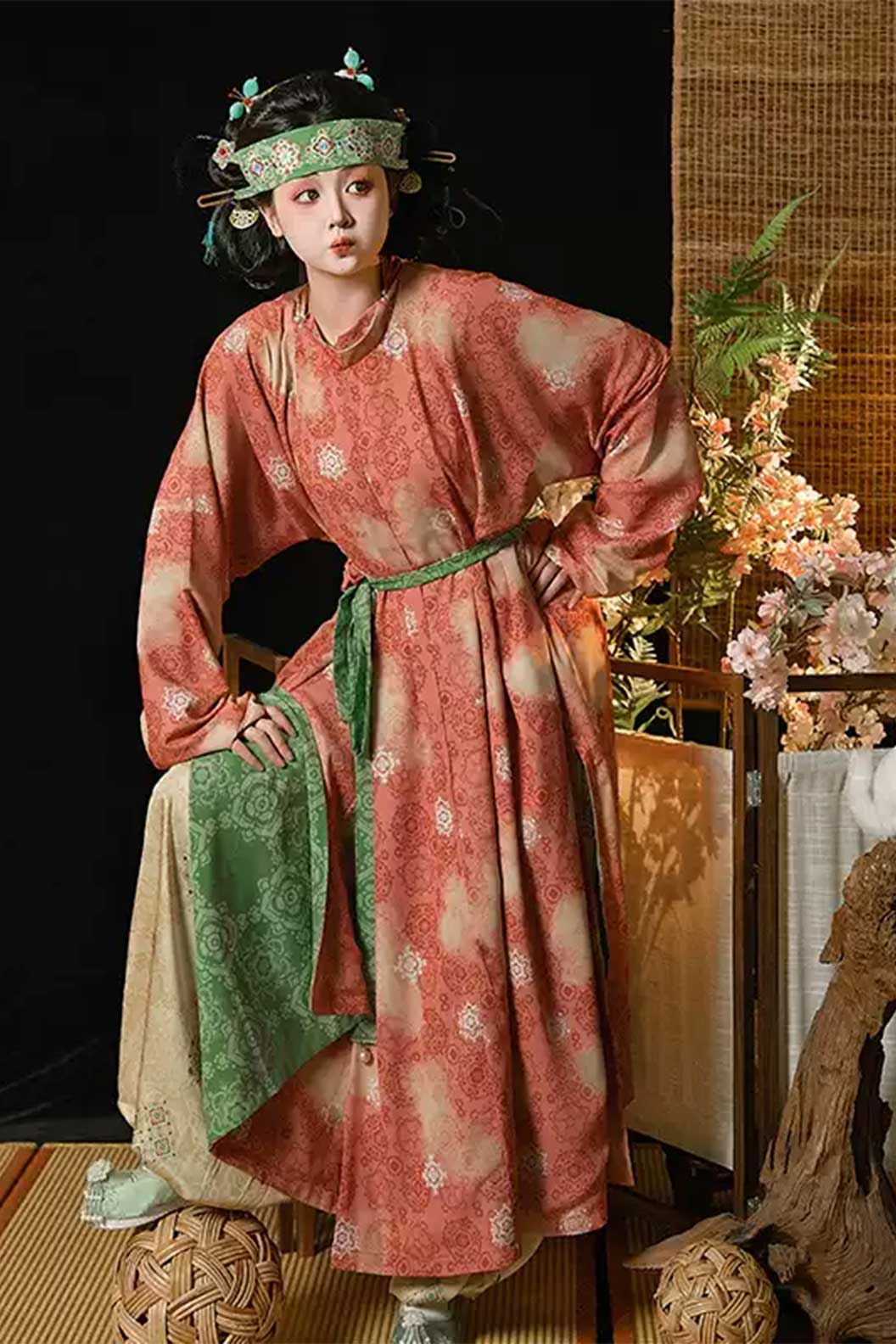 Tang dynasty hanfu guofeng embroidery spring and summer - fuxinggaozhao 福星高照