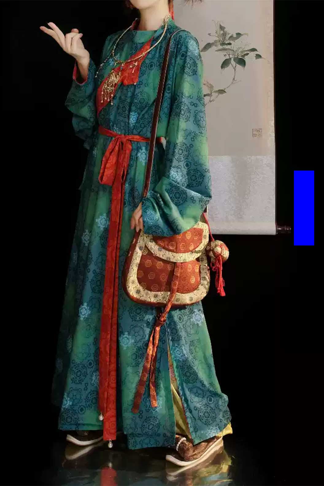 Tang dynasty hanfu guofeng embroidery spring and summer - fuxinggaozhao 福星高照