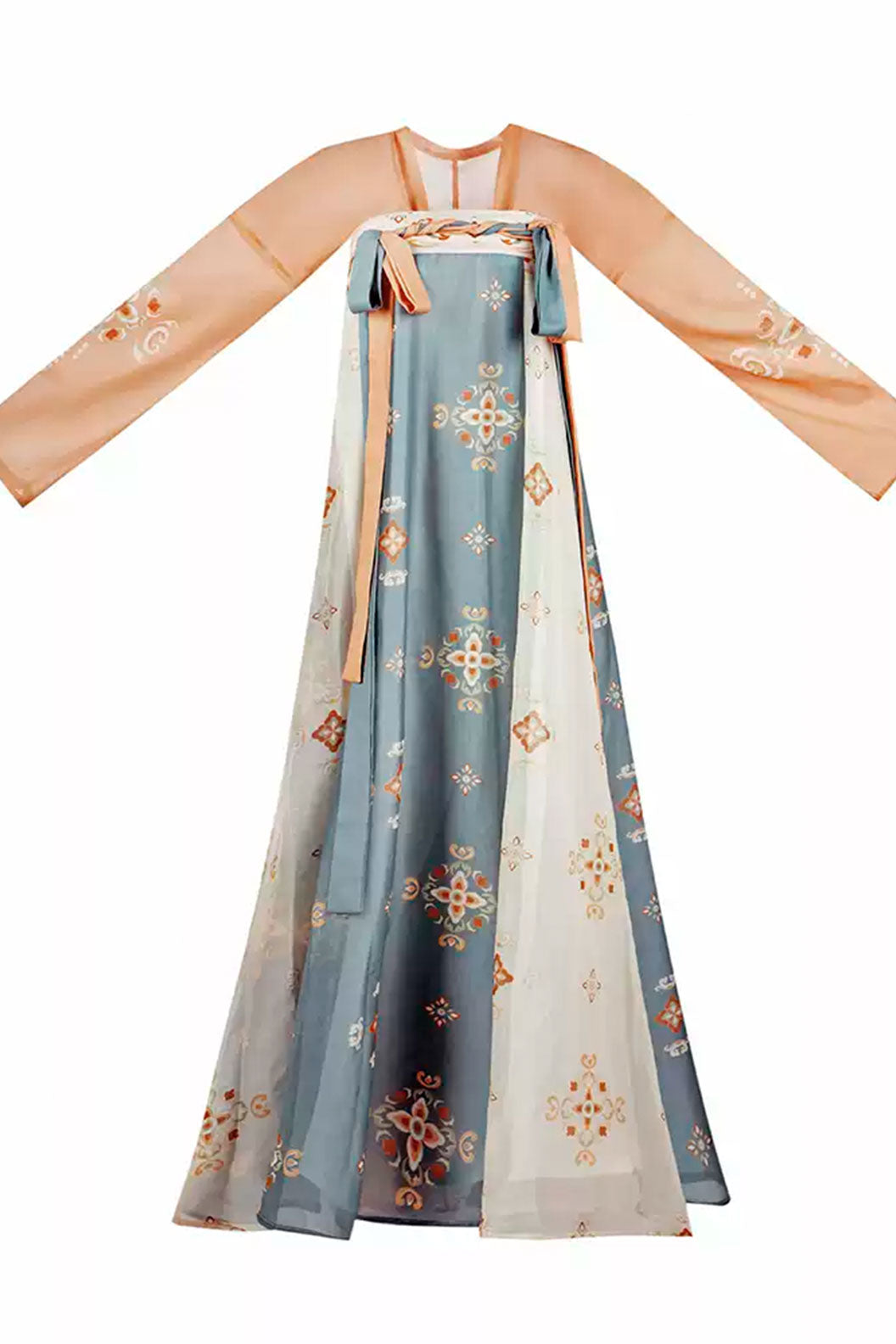 Tang dynasty hanfu one piece chest high pleated skirt - yanli 厌离