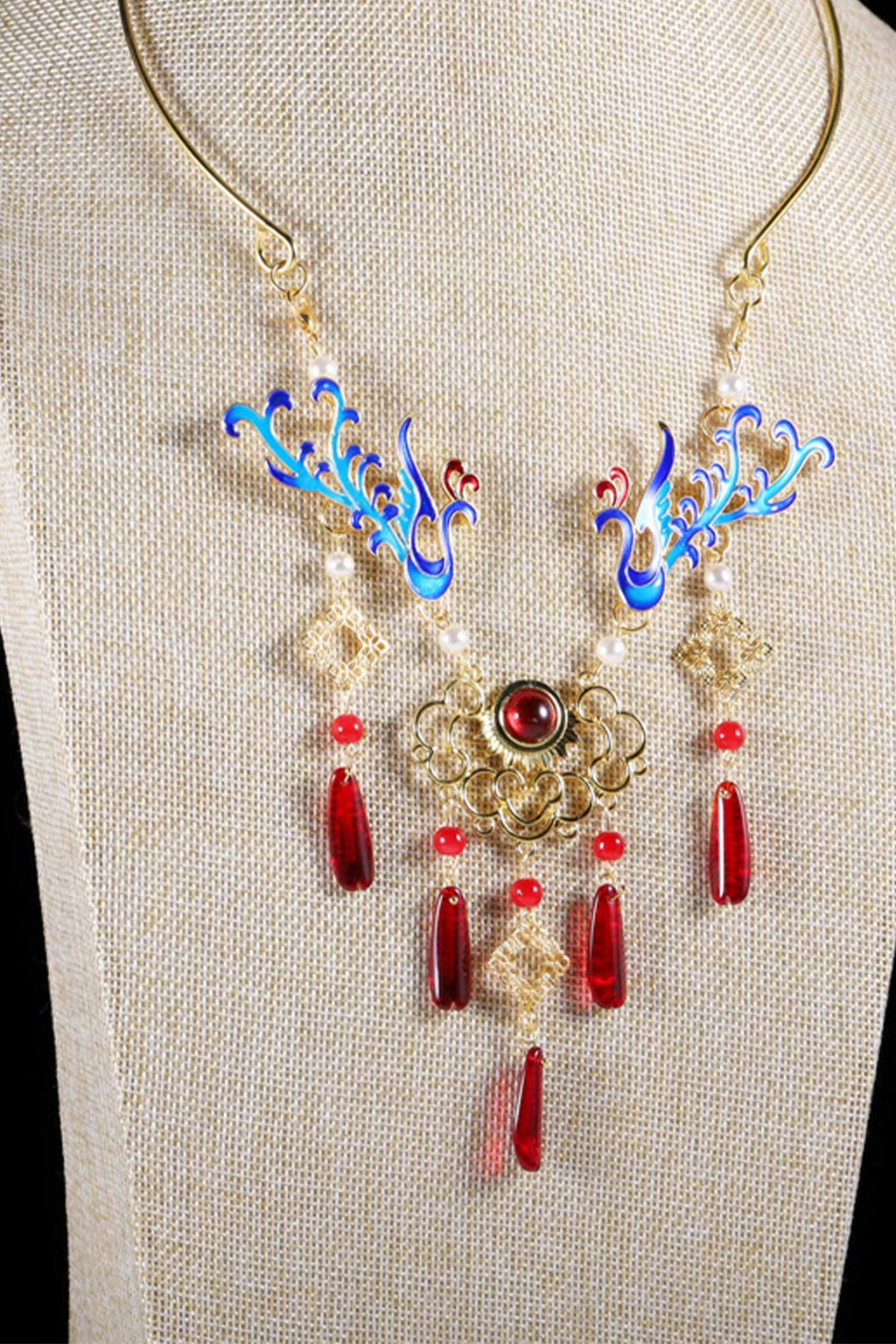 Tang Dynasty Longevity Lock Choker Chinese Style Necklace
