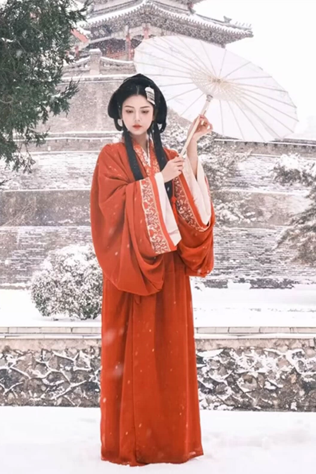 Warring states robe wide sleeved robe top with ruqun -xinghejiumeng 星河旧梦