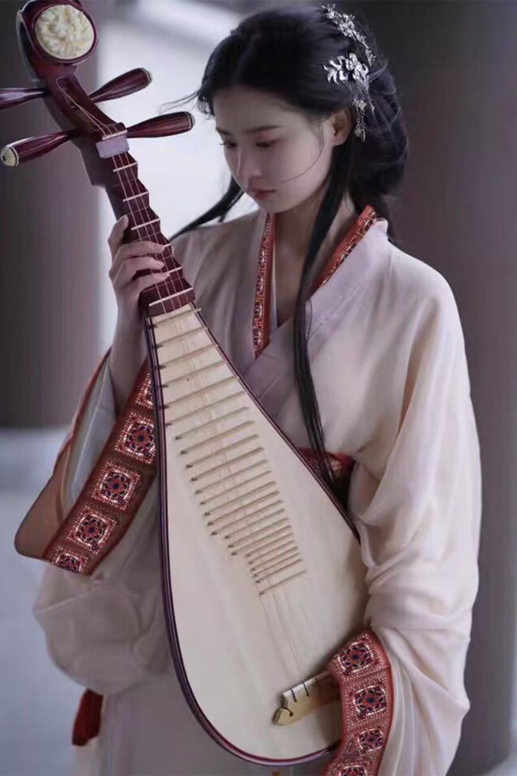Warring states robe wide sleeved robe top with ruqun -xinghejiumeng 星河旧梦