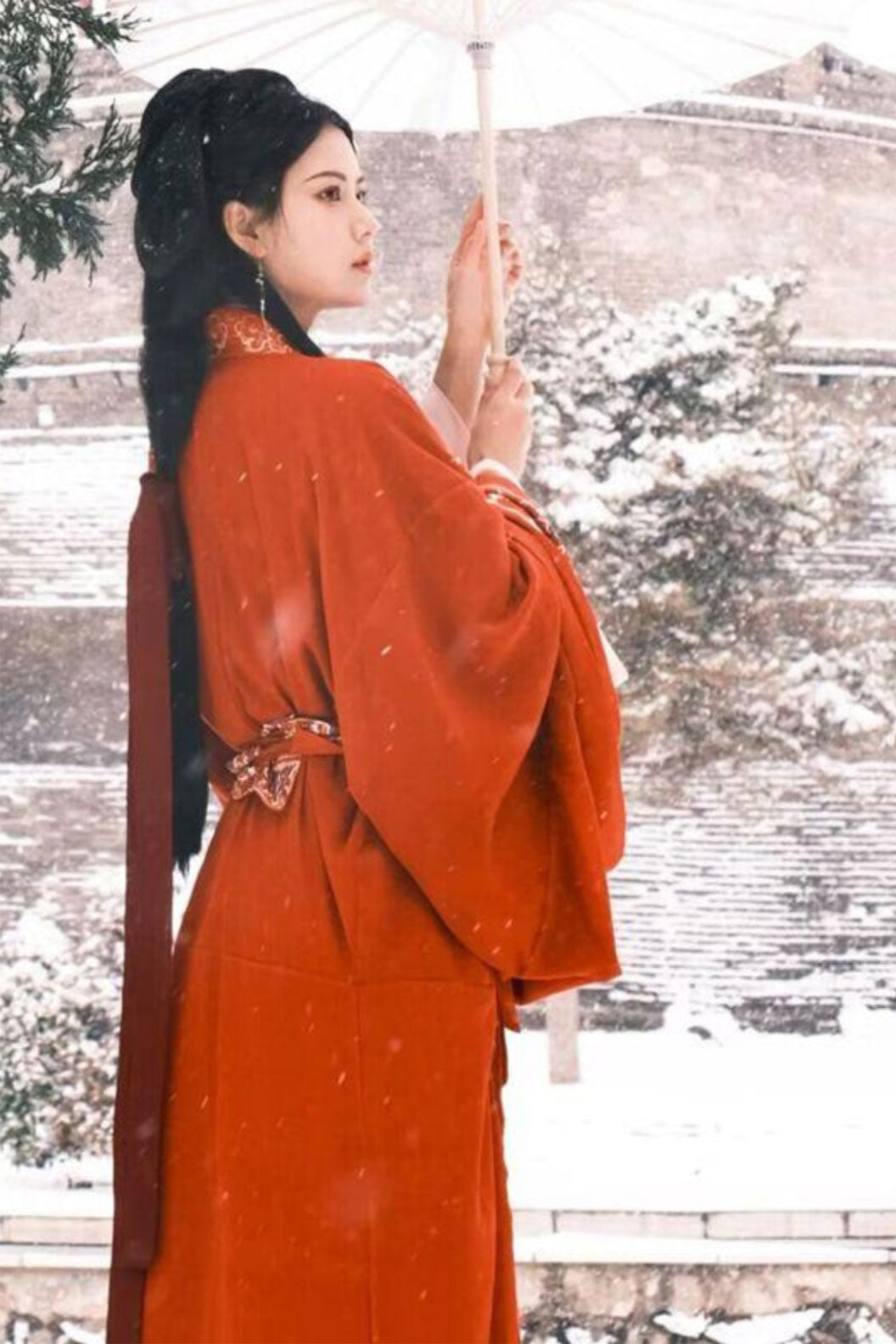 Warring states robe wide sleeved robe top with ruqun -xinghejiumeng 星河旧梦