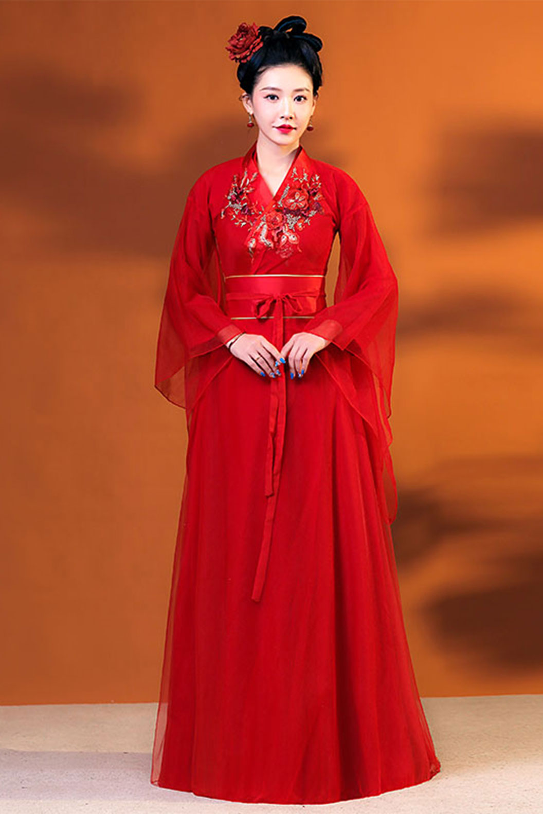 Wei Jin dynasty  hanfu chinese ancient style fairy air dance performance hanfu dress - danjinyifeng 丹襟遗风